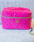 Hampton Train Case Hot Pink Patent