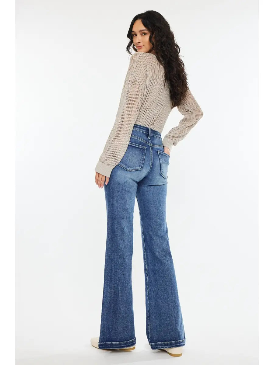 Sunrise High Rise Wide Leg Flare