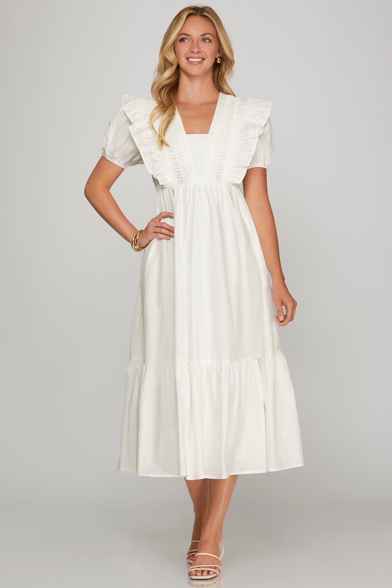 Seaside Stroll White Dress