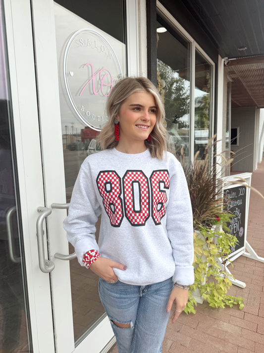 806 Checkered Sweater