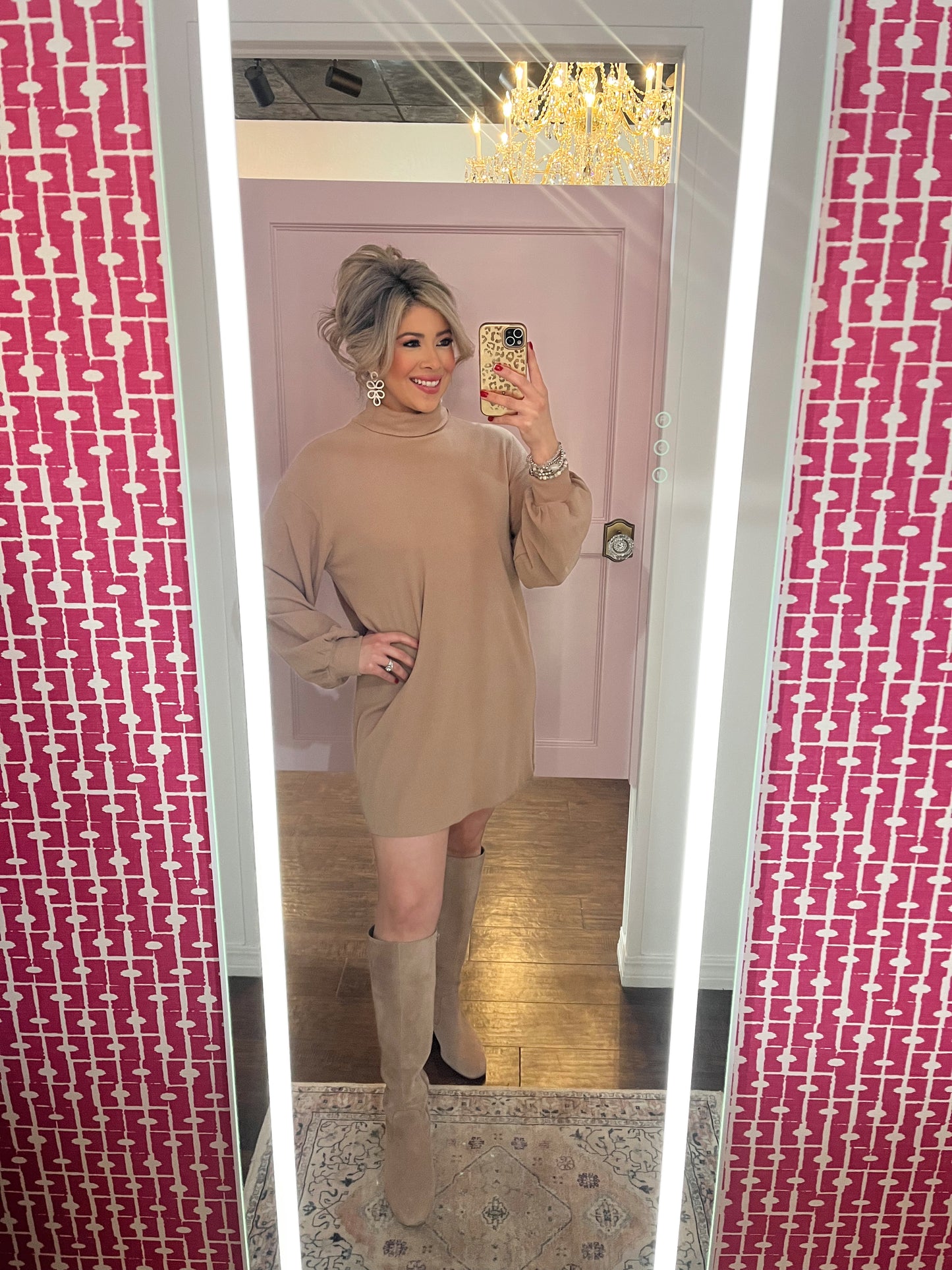 Thankful & Cozy Sweater Dress