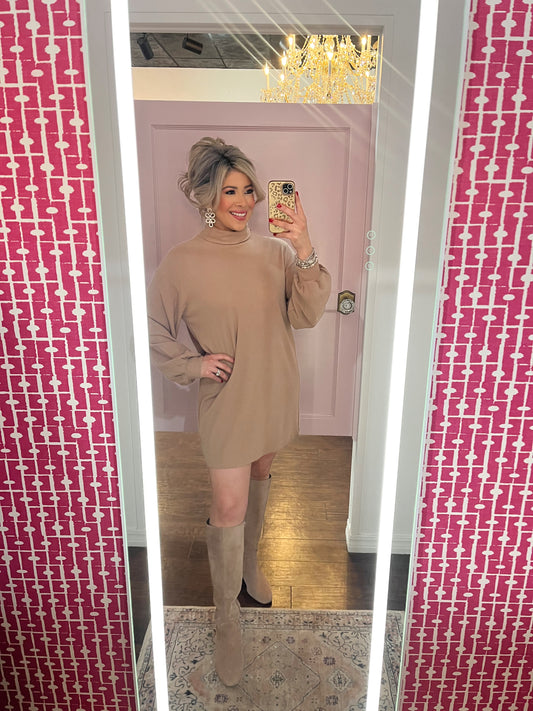 Thankful & Cozy Sweater Dress