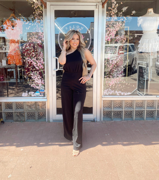 Classy Girl Black Jumpsuit