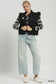 Chic Black Polka Dot Vest