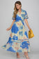 Blue Ocean Paradise Maxi Dress
