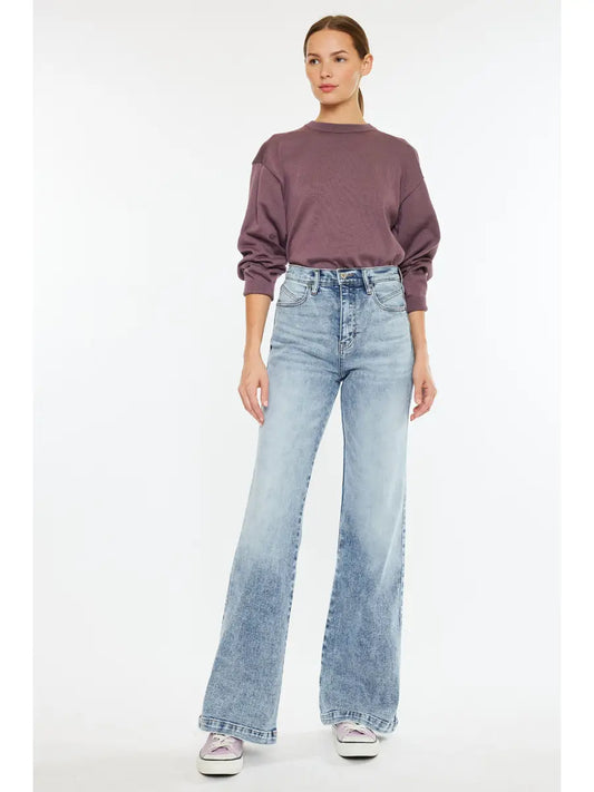 90's Wide Leg Flare Jeans