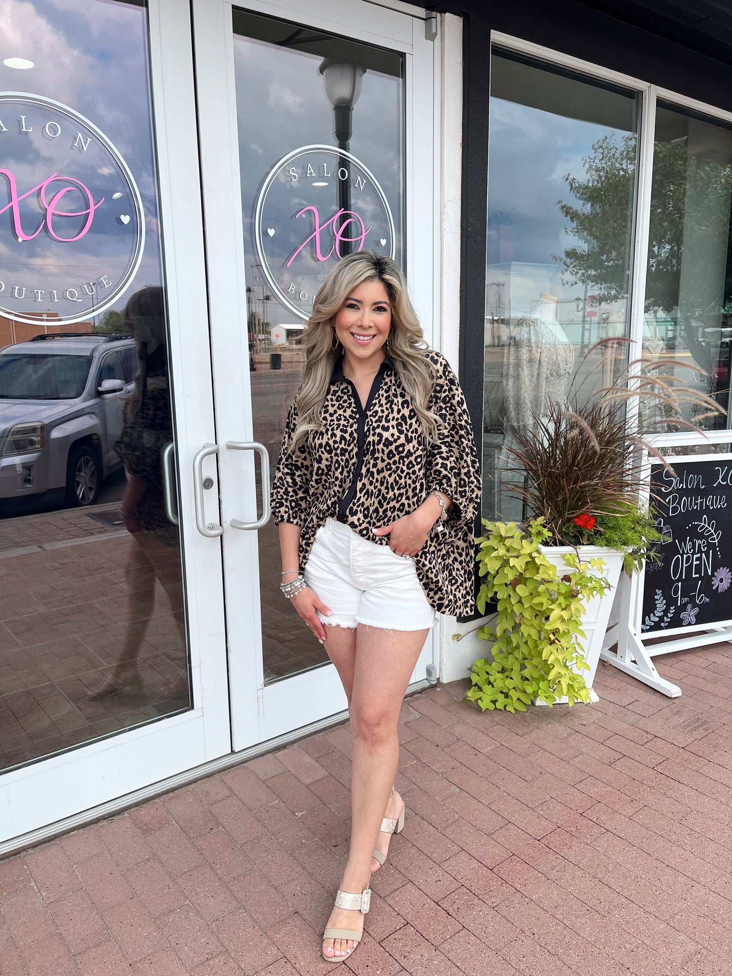 Classic Leopard Blouse