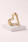 Gilded Romance Heart Claw Clip