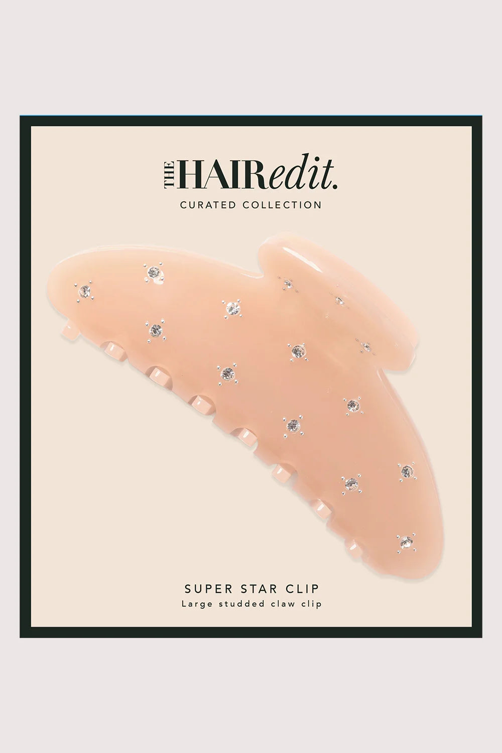 Super Star Studded Rhinestone Claw Clip