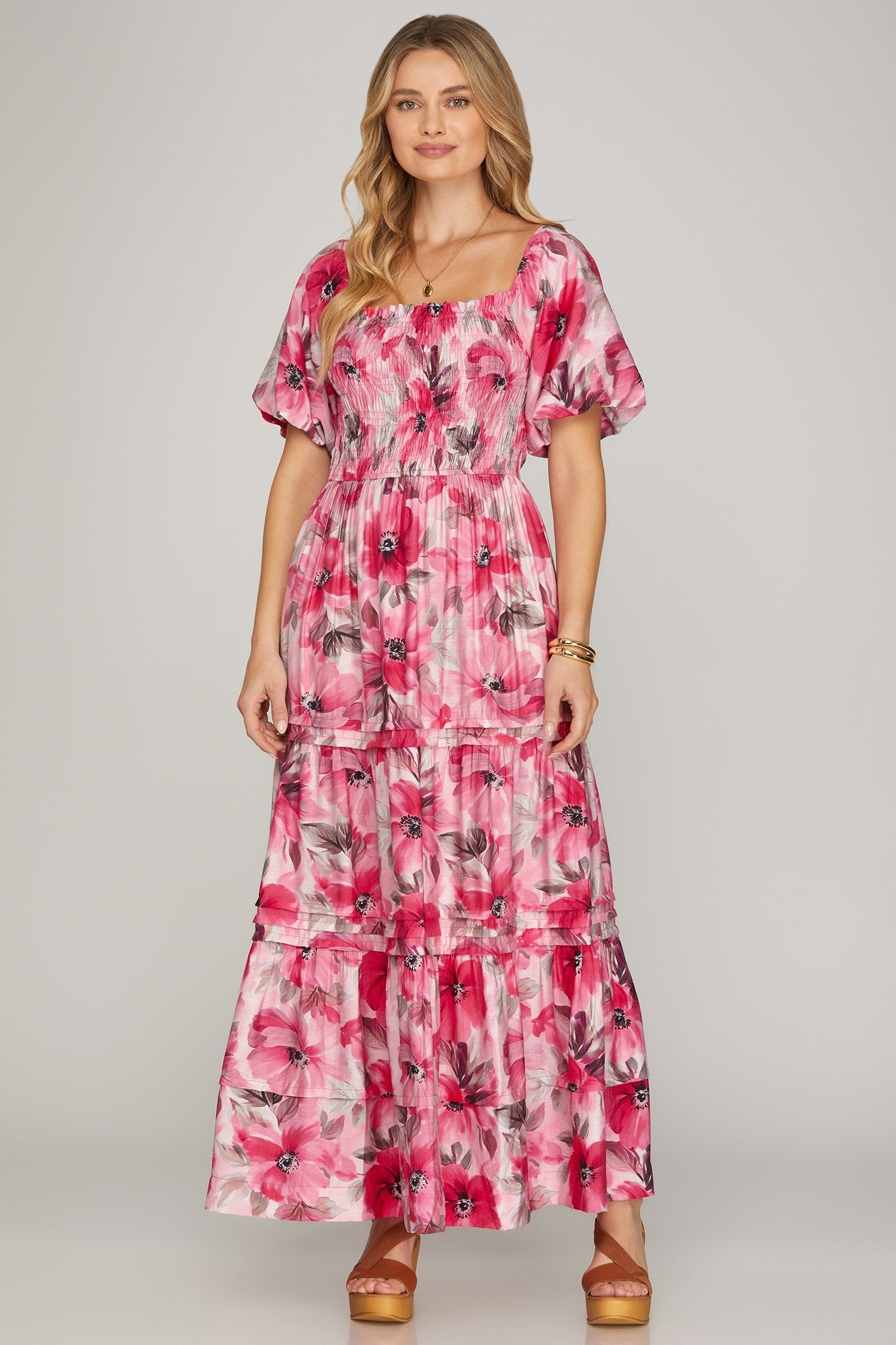 Island Bloom Maxi Dress