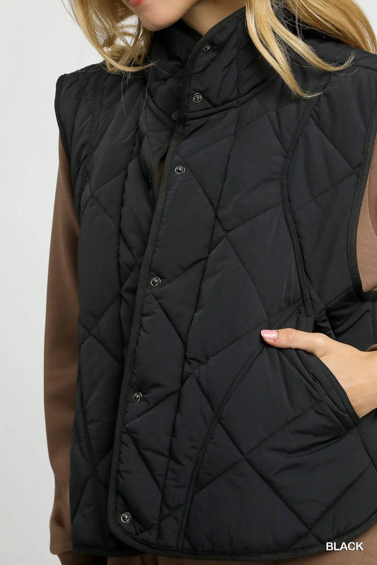 Winter Black Vest