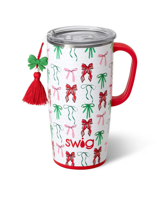 Ribbons and Bows Travel Mug 22oz - Swig