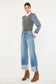Blair Mid Rise Crop Wide Leg Jeans