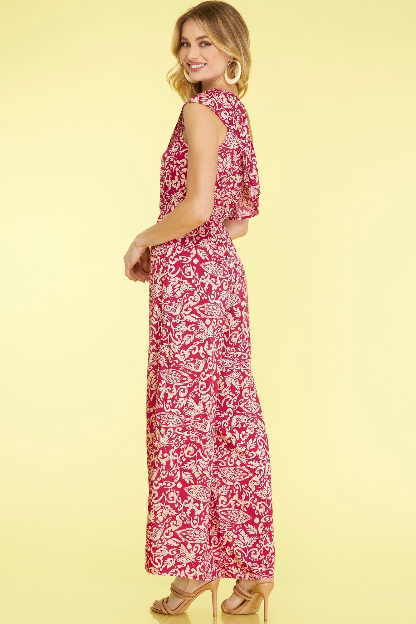 Tropical Magenta Jumpsuit