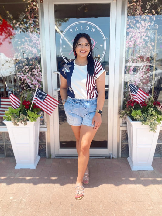 Star Spangled Blouse