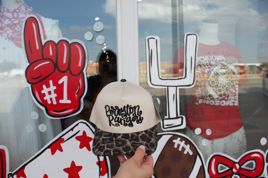 Perryton Ranger Leopard Trucker Hat