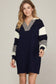 Off Campus Navy Dress