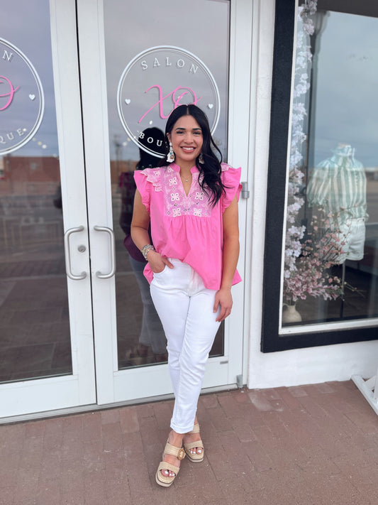 Blooming Pink Blouse