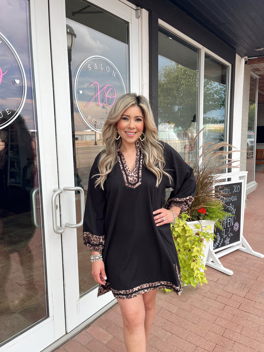 Wild About Fall Leopard Dress