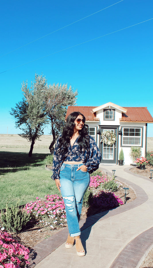 Dear One Floral Blouse