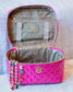 Hampton Train Case Hot Pink Patent