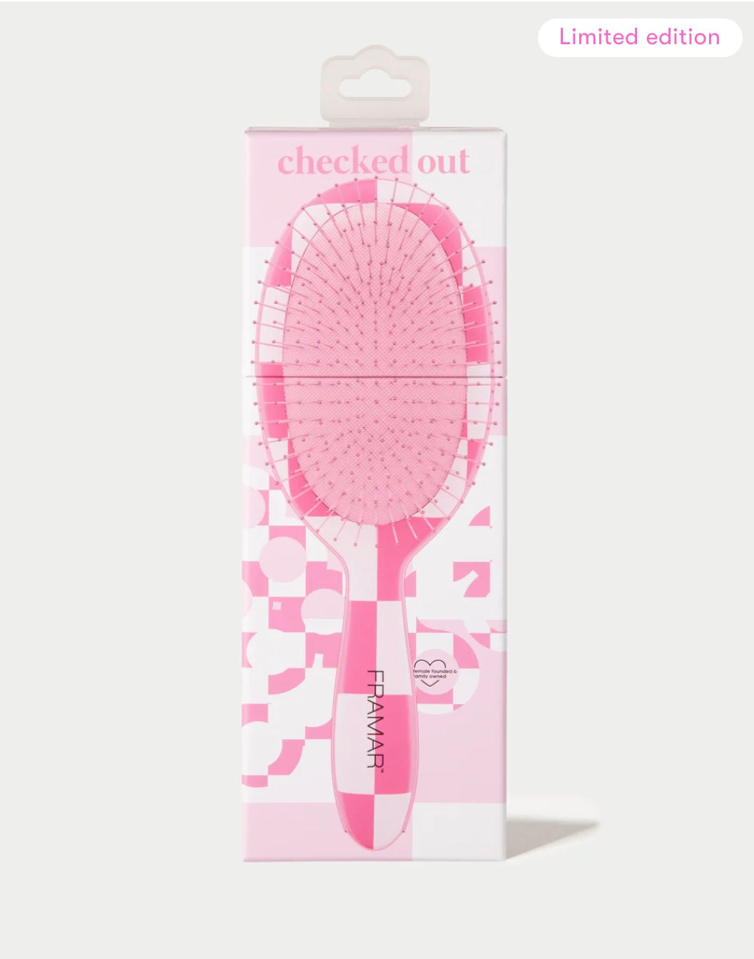 Limited edition Checked Out Pink - Detangle Brush
