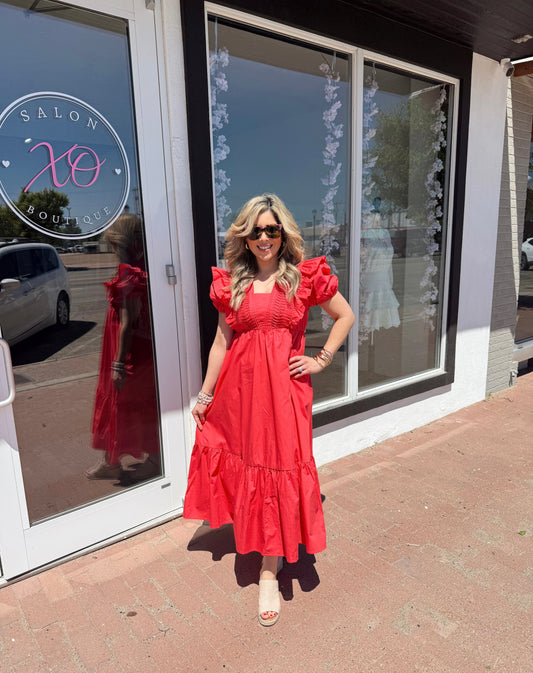 Ruby Red Summer Maxi