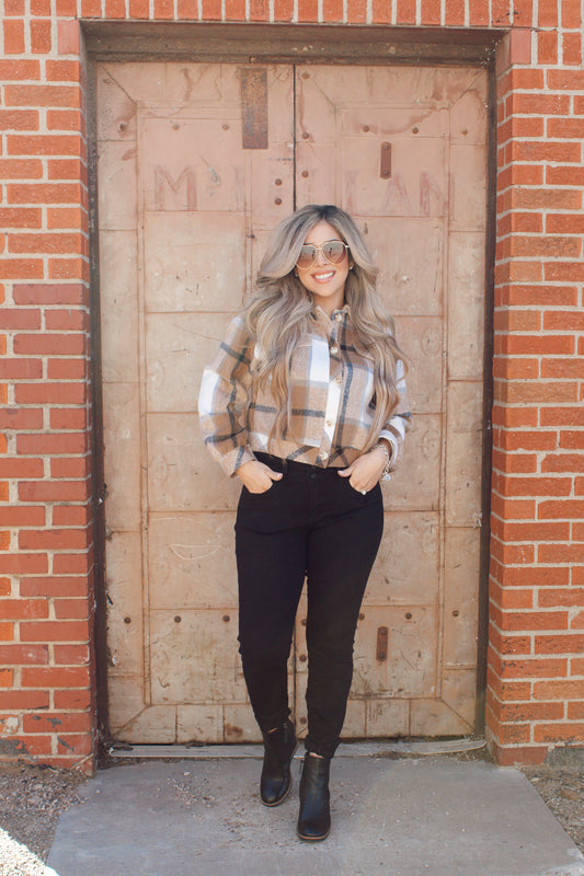 Autumn Cropped Shacket