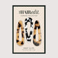 Snap Triangles Hair Clips Set - Tortoise