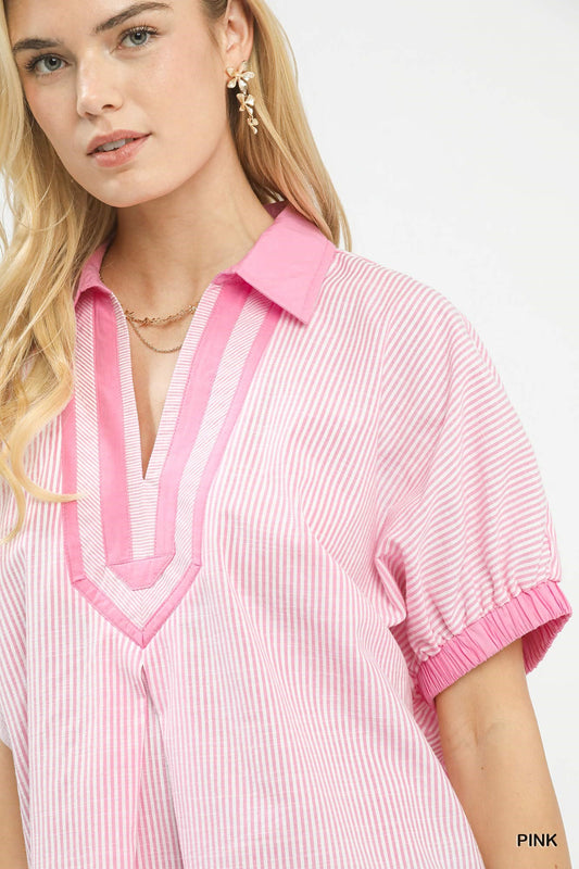 Rosewood Pink Blouse