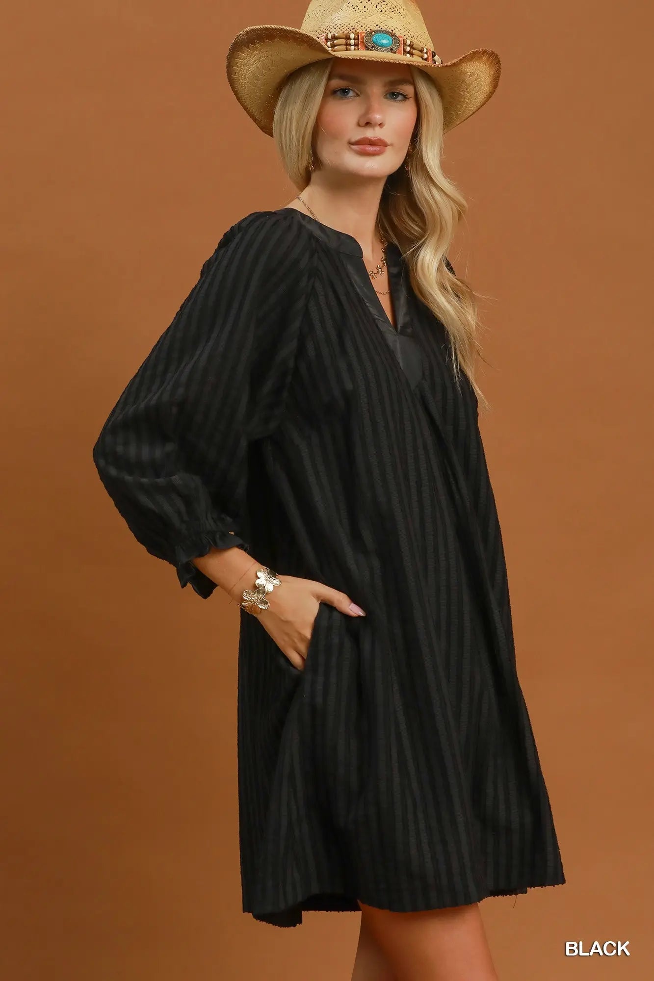 Fall Nights Black Mini Dress