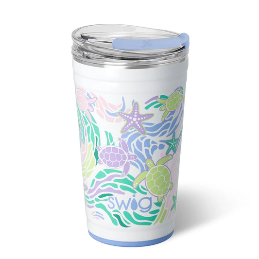 Sea Swirl Party Cup 24oz