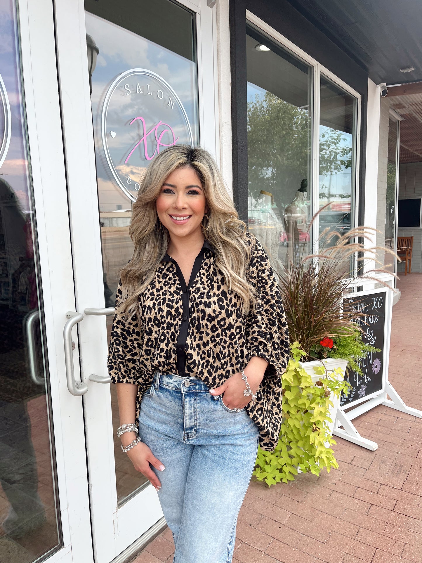Classic Leopard Blouse