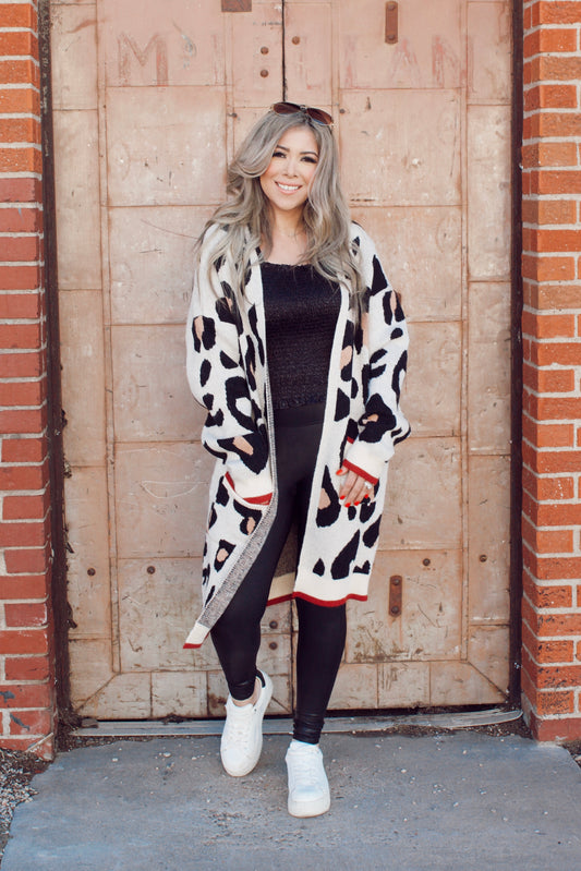 Fierce Leopard Cardigan