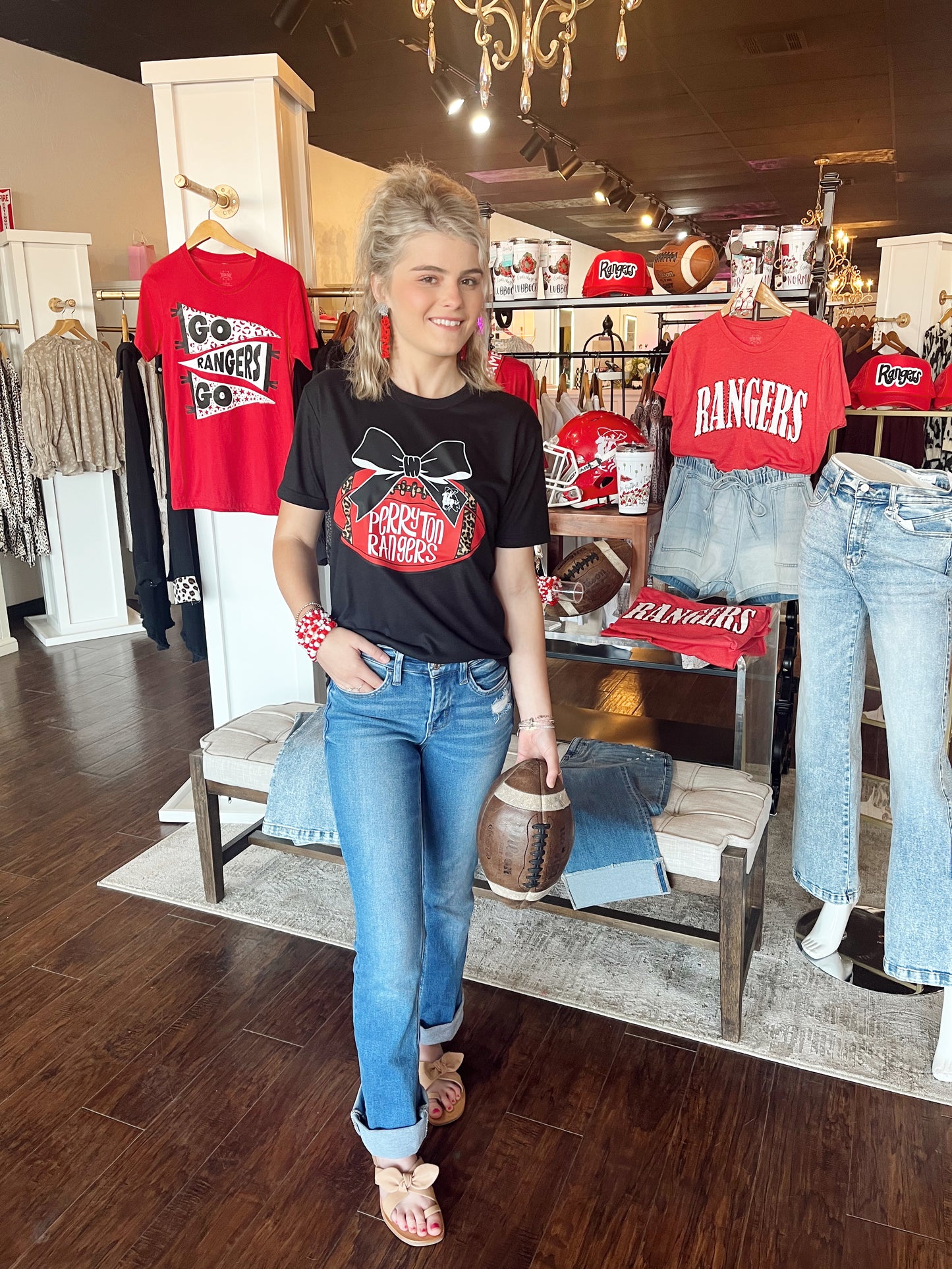 Perryton Rangers Black Short Sleeve Tee