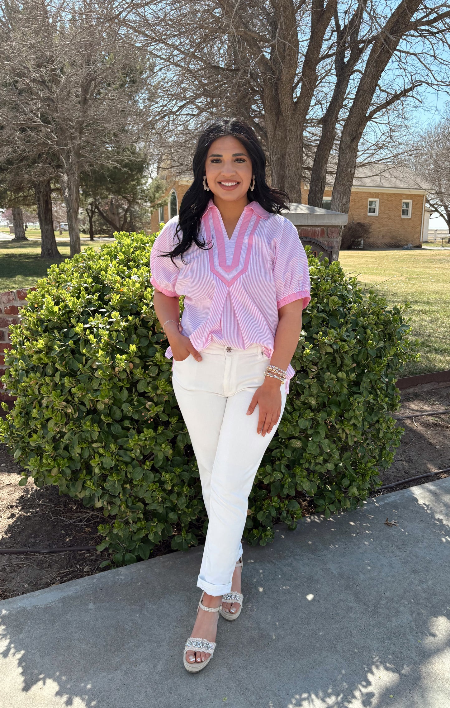 Rosewood Pink Blouse