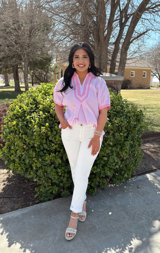Rosewood Pink Blouse
