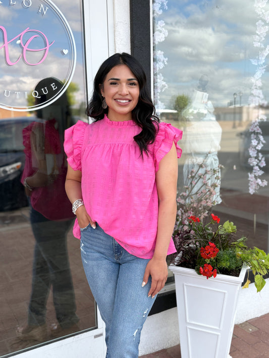 Sweetheart Pink Blouse