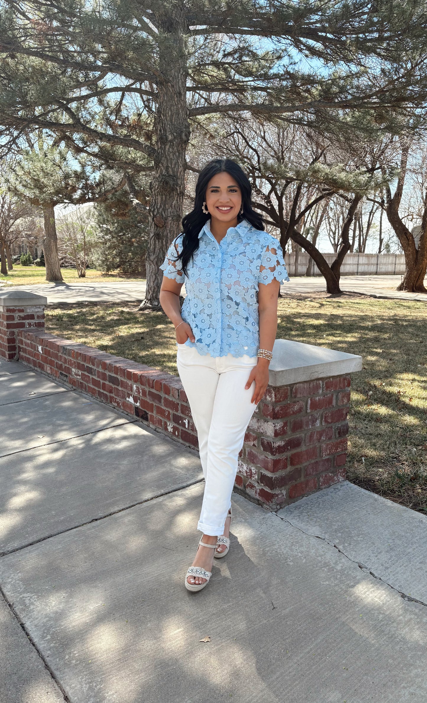 Seabreeze Blue Blouse