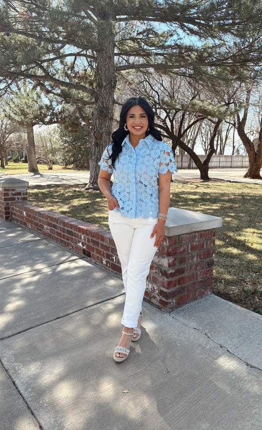 Seabreeze Blue Blouse