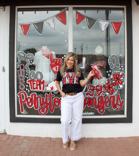 Perryton Ranger Fun Pattern Tee