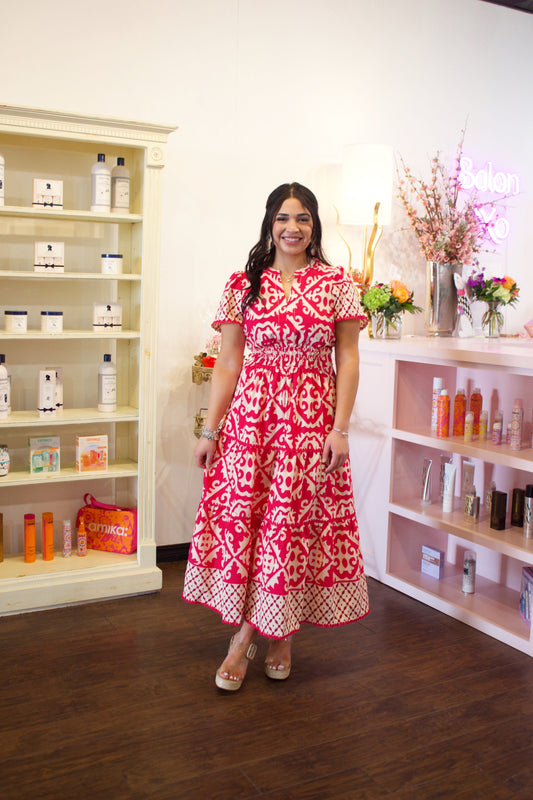 Sweet Paradise Pink Maxi Dress