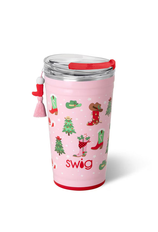 Howdy Holidays Party Cup 24oz - Swig