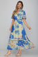 Blue Ocean Paradise Maxi Dress