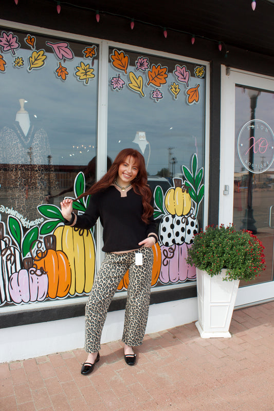 Autum Muse Black Sweater