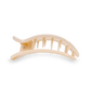 Almond Beige Small Flat Round Hair Clip- Teleties