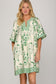 Garden Floral Green Dress