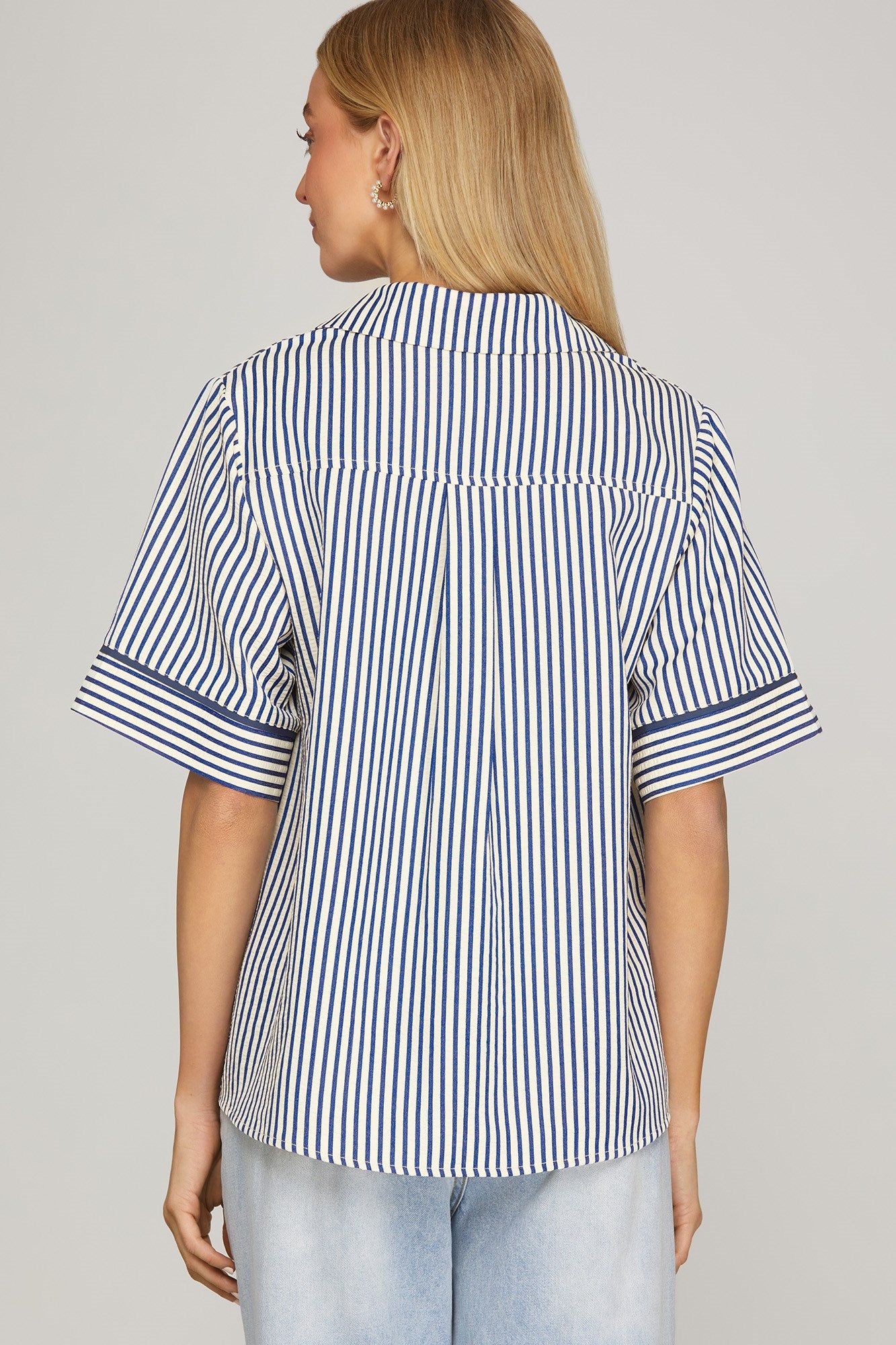 In the Hamptons Navy Blouse