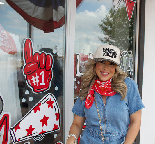 Perryton Ranger Leopard Trucker Hat