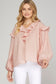 In the Office Chic Blouse - Pink Stipe shirt